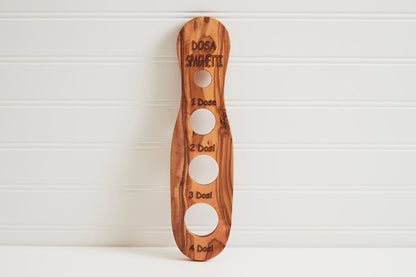 Italian Olivewood Spaghetti Measurer